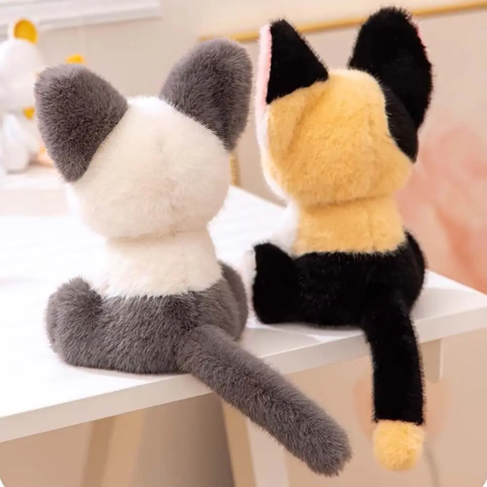 Urocza pluszowa maskotka 24 cm, super miękka pluszowa zabawka zwierzątko, pluszowy kot, poduszka na biurko.