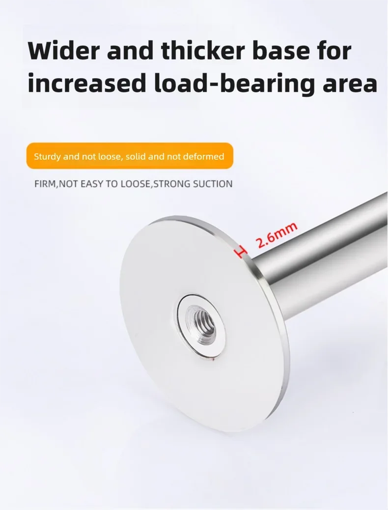 Gummi-Türstopper, selbstklebender Wand- und Bodenschutz, robuster Türgriffstopper, nicht stanzbar, stumm, Türstopper, Heim-Hardware – Detail 6