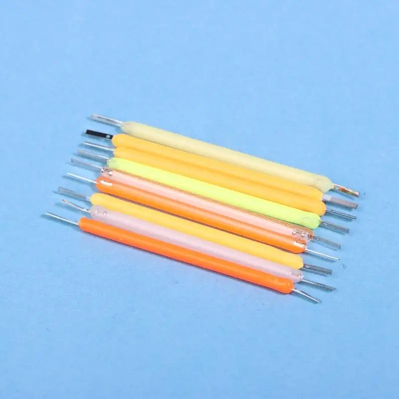 New 10pcs Edison Bulb LED Filament Lamp Parts 38mm DC3V LED Bead Incandescent Light Accessories Diode For Holiday Lighting DIY