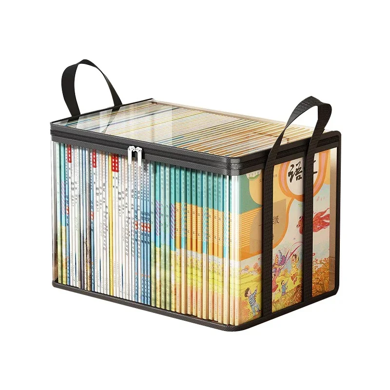 Transparente PVC-Aufbewahrungsbox mit Klappdeckel und Sichtfenster, Multifunktionaler Organizer für Spielzeug, Bastelbedarf und Zubehör, Langlebiger Geschenkbehälter – Detail 7