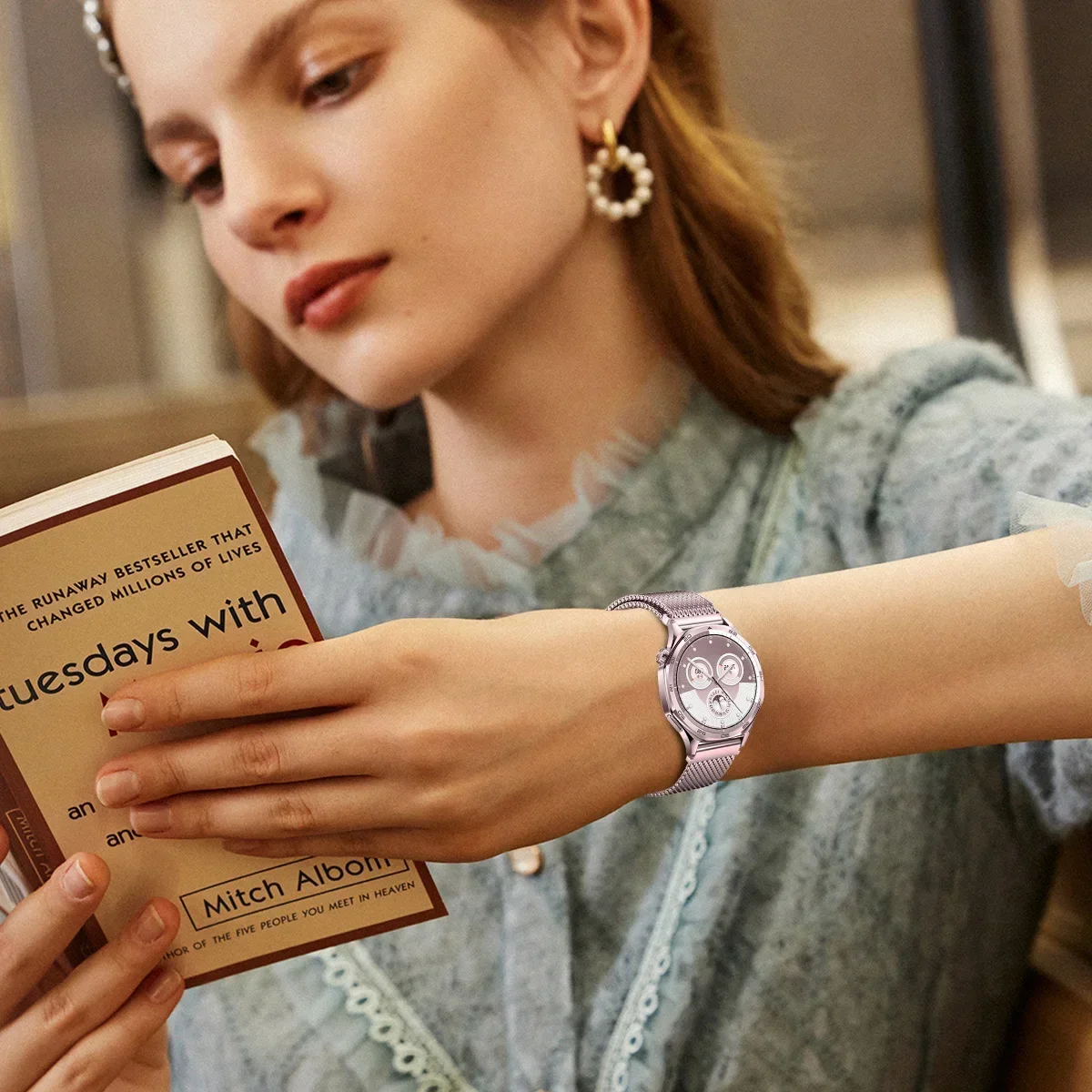 18/20/22mm Magnetic Milanese Strap For Huawei Watch GT5/4/3Pro 46mm 4/3 Pro Ultimate Band For Amazfit Balance GTR 4/3/2 47mm