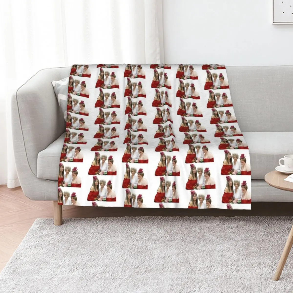 Kath and Kim: Kath's Wedding Throw Blanket Cozy Sofa Blanket for TV Watching Napping