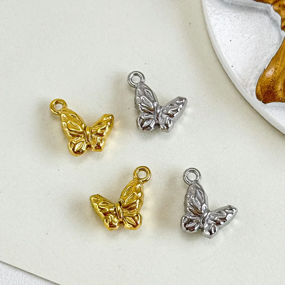 

Cordial Design 16*16MM 50Pcs Charms For Necklace/Hand Made/Stainless Steel Pendant/Jewelry Accessories/Butterfly Shape #195323