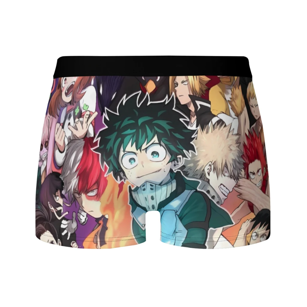 Anime-My-Hero-Academia Milk Silk Man Underwear Boxer Men Underpants Men's Panties Boxers Shorts