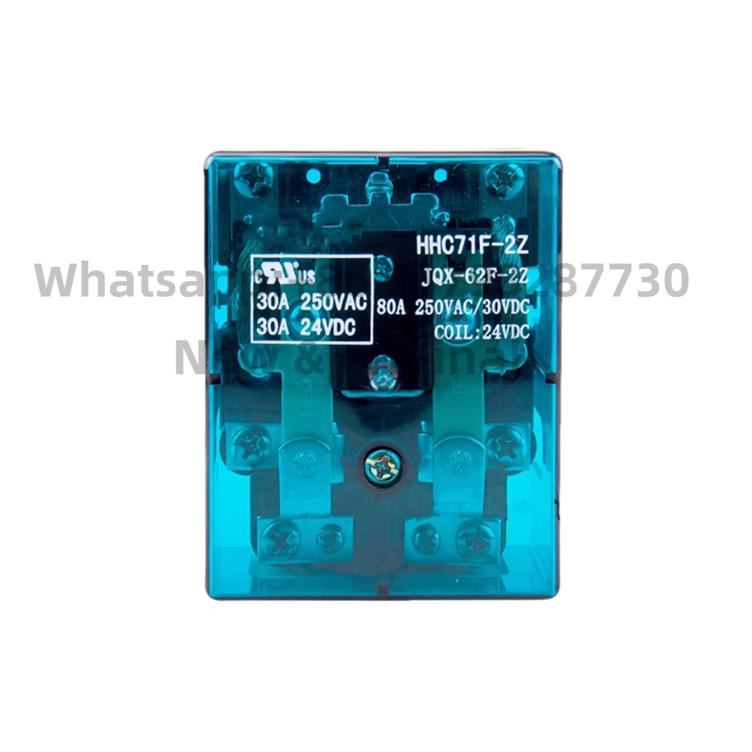 New original HHC71F-2Z JQX-62F-2Z DC24V DC12V 80A Electromagnetic Relay 2 sets of contacts