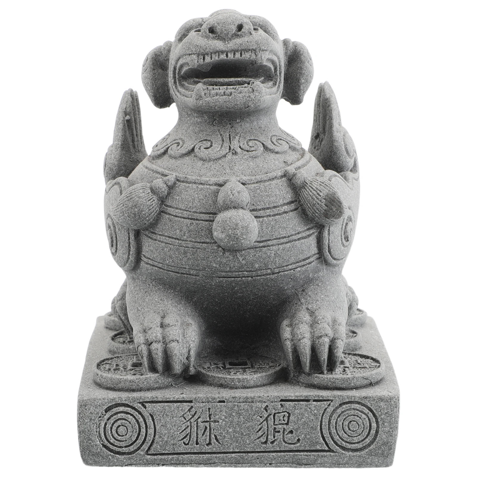 

Micro Landscape Ornament Wealth Statue Attracting Figurines Prosperity Miniature Garden Decoration Sandstone Craft Feng Shui