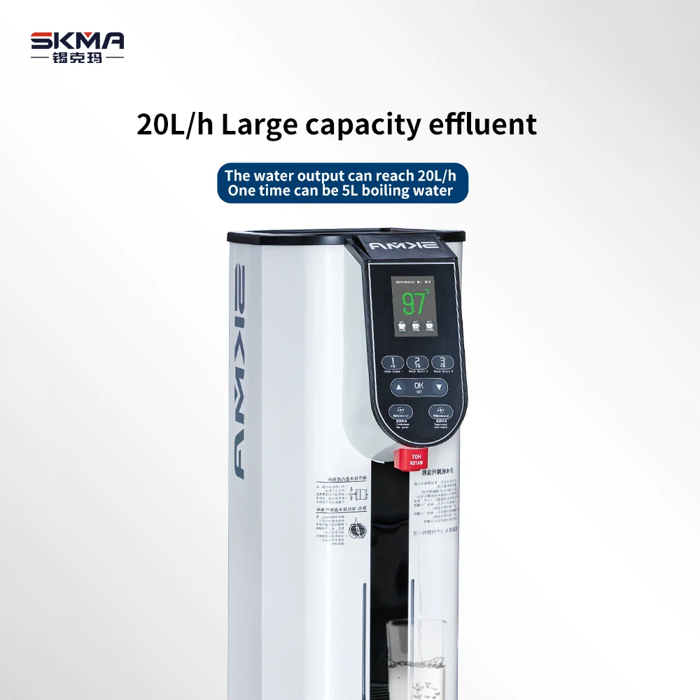 SKMA سطح المكتب لوحة ذكية سريعة الغليان التدفئة موزع المياه التلقائي القهوة الشاي موزع الماء المغلي الساخن