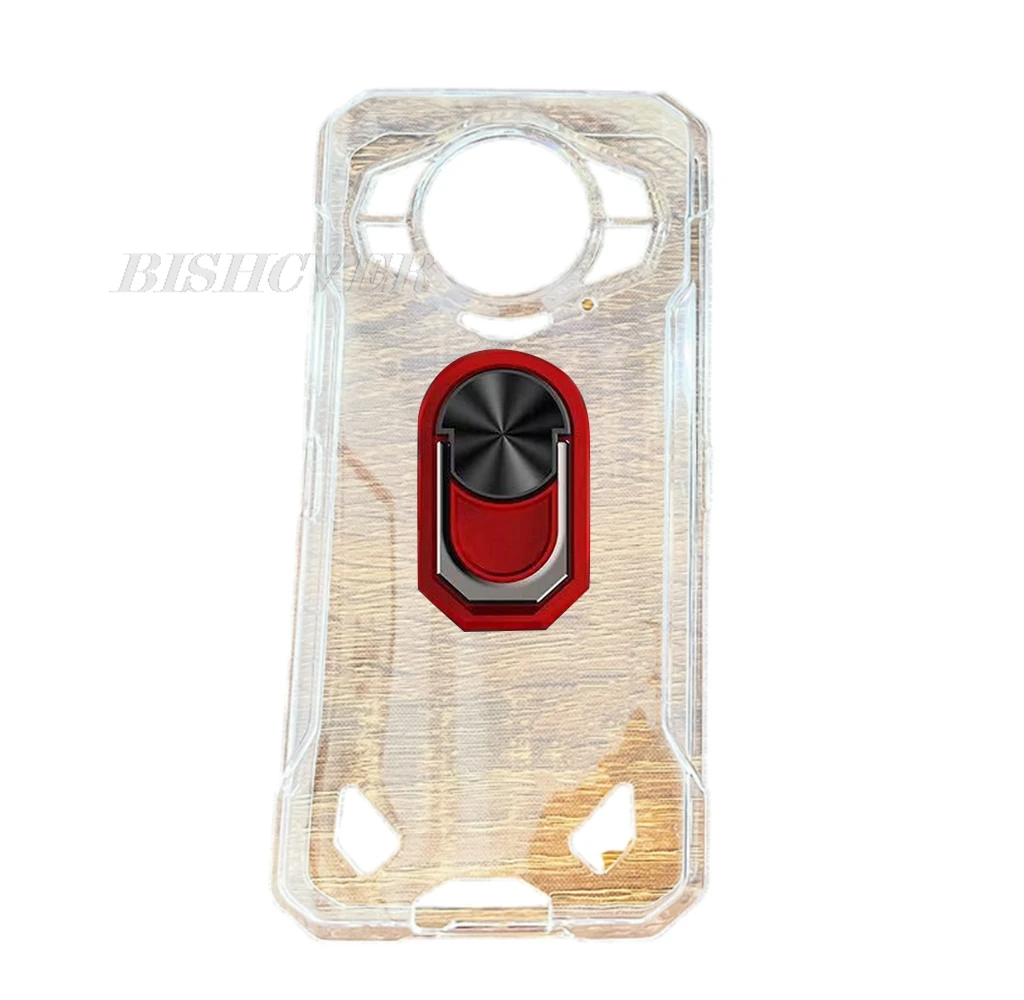 Magnet Phone Case For Doogee S200 Plus 6.72" 2025 Doogee S200 Plus Shockproof Soft TPU Silicone Cover With Ring Holder