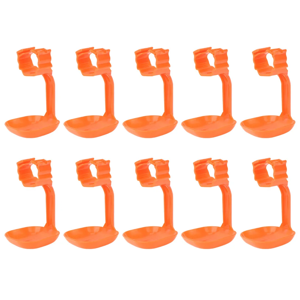 

Bent Arm Hanging Chicken Nipple Drinker Waterer Cup Farm Poultry Breeding Supplies