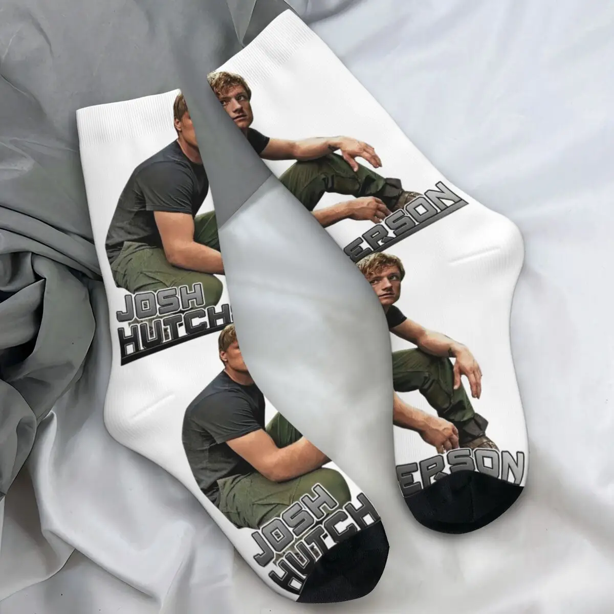 

Женские и мужские носки I Love Josh Hutcherson, чулки с американским актером, весенние дышащие носки, дизайнерские спортивные нескользящие носки для бега