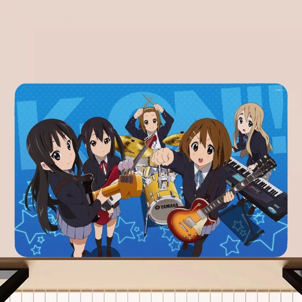 Anime k-on  Floor Mat Anti-Slip Bathroom Kitchen Bedroom Living Room Entrance Rug Home Decor