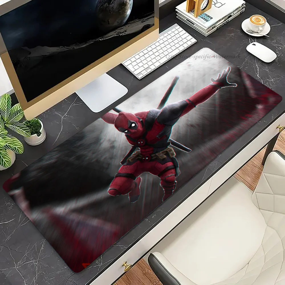 Imagem -05 - Grande Mouse Pad Lockedge Gaming Cool Deadpool Mousepad Tapete de Mesa de Teclado de Computador