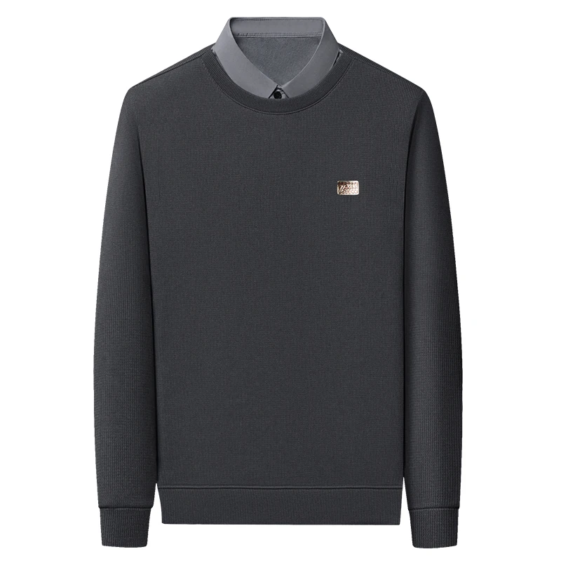 

Мужская подкладка Fce Thiened Long Sve irt, теплый воротник, базовый слой, топ среднего возраста, повседневная внутренняя одежда