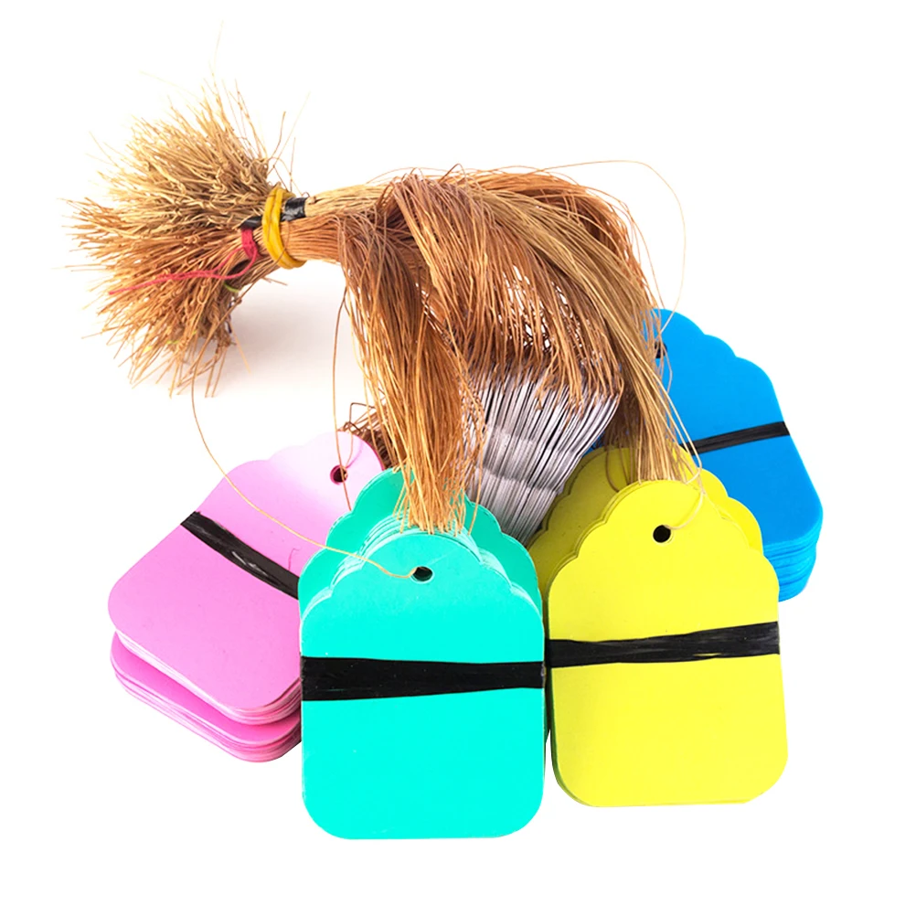 

500Pcs Waterproof Plastic Plant Labels Strip Line Flower Tags Nursery Pots Planters Hanging Garden Mini Signs Nursery Pots Tags