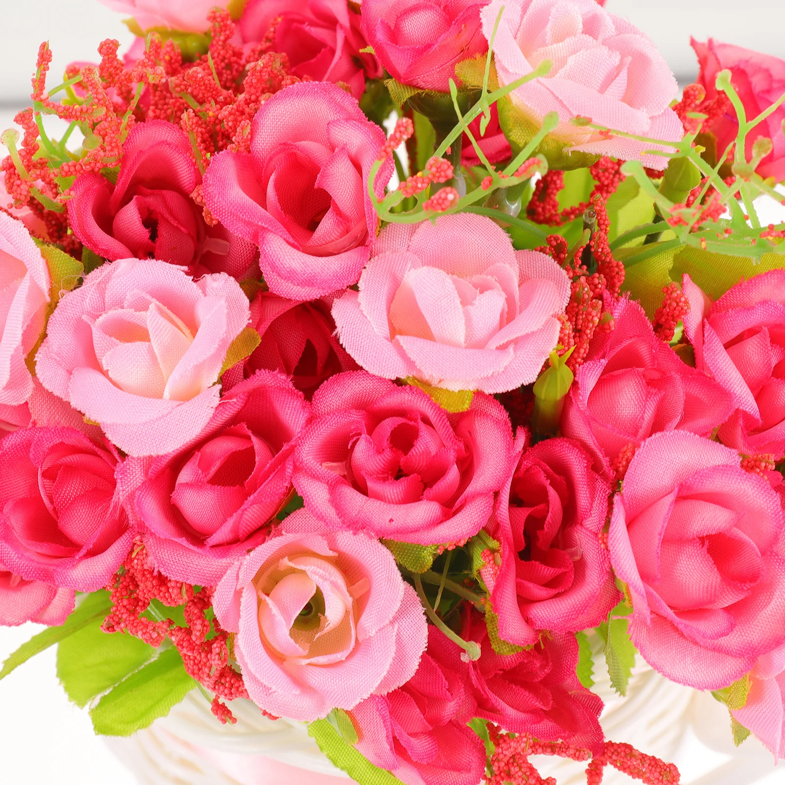 

Bicycle Artificial Flower Tricycle Decorative Ornament Premium Safe Materials Realistic Home Office Living Room Decoration