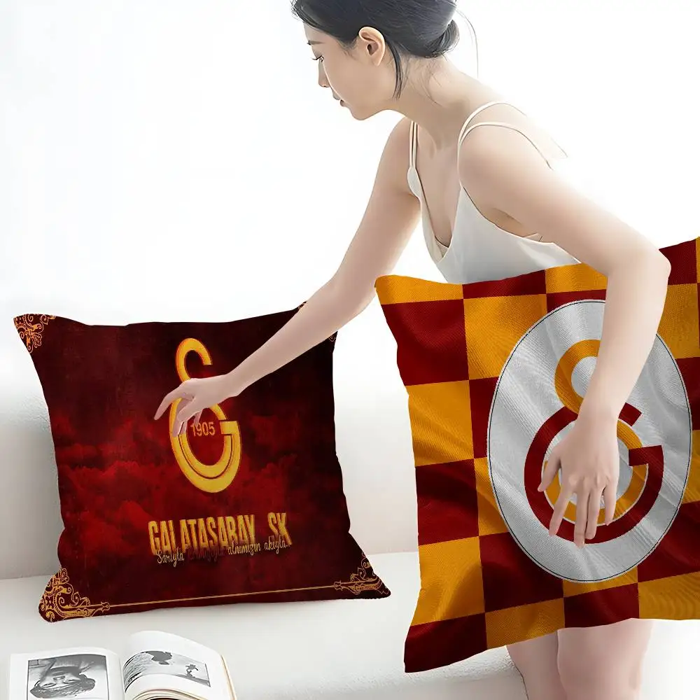 Football Team Galatasaray Pillow Cover Design Cushion Cover Decor Holiday Decorati