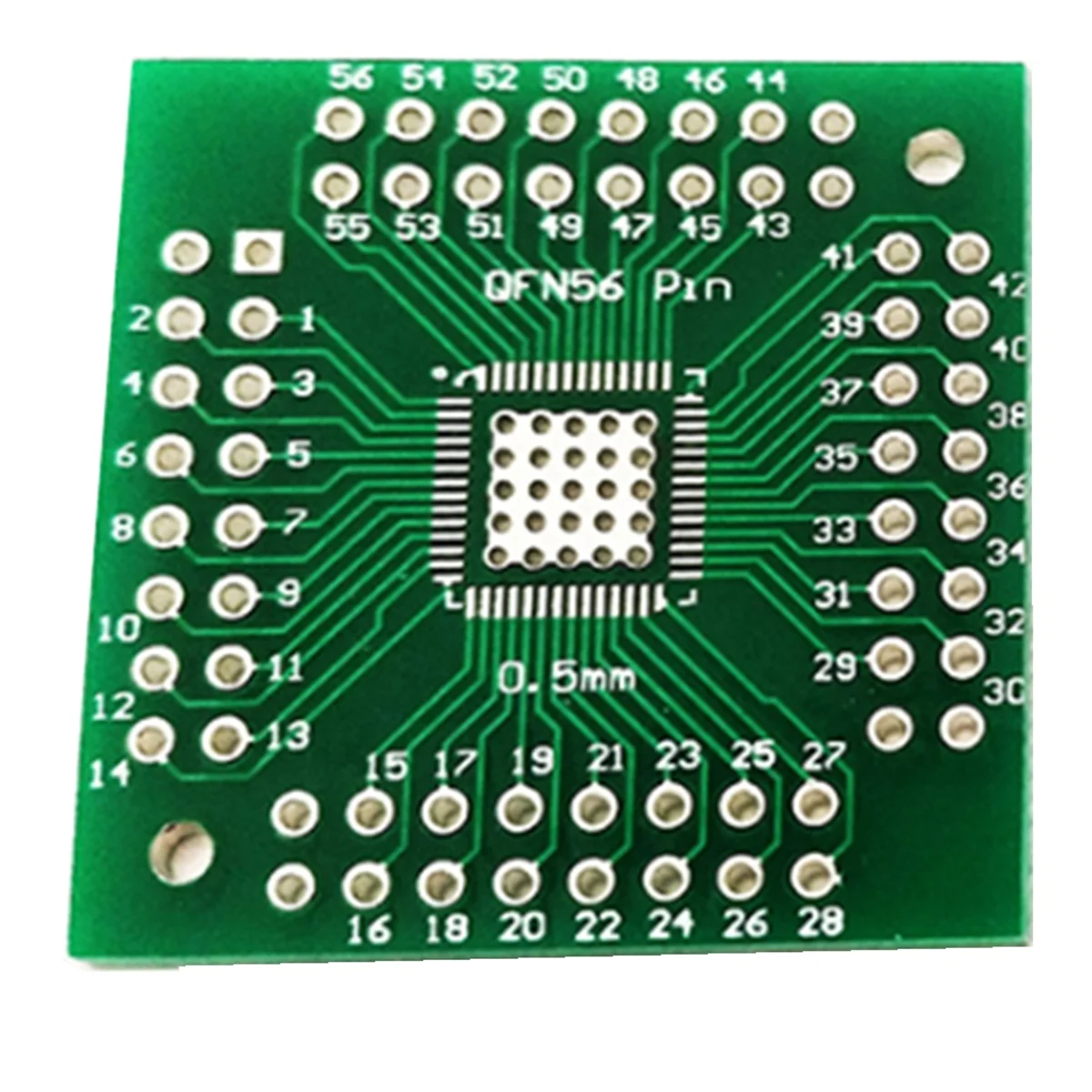 ZWYXF QFN56 QFN64 Adapter Board Converter Pin Board Immerse 0.5mm Transfer Board 10pcs