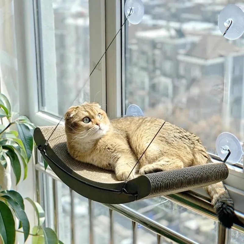 

Hammock Cat Bed Safety Pet Cat Window Beds Pets Kitten Cats Nap Mats Nesk Hammock House for Cats Accessories Supplies Product