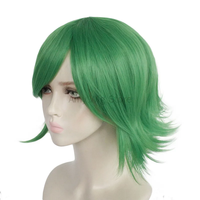 Green Hair Cosplay Wig Green Wig Anime Cosplay Costume for Women Girl Halloween Christmas School Party Cosplay