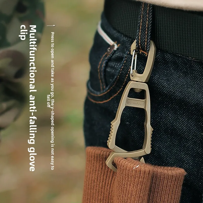 

Outdoor glove clip multi-purpose hook plastic clip portable polyformaldehyde labor protection glove clip