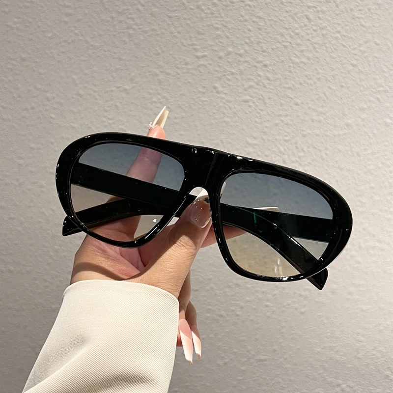 KAMMPT Vintage Piloten-Sonnenbrille für Herren 2026 Modische Einfarbige Gläser Outdoor-Sonnenbrillen für Damen Neu im Trendigen Markendesign Sonnenbrillen