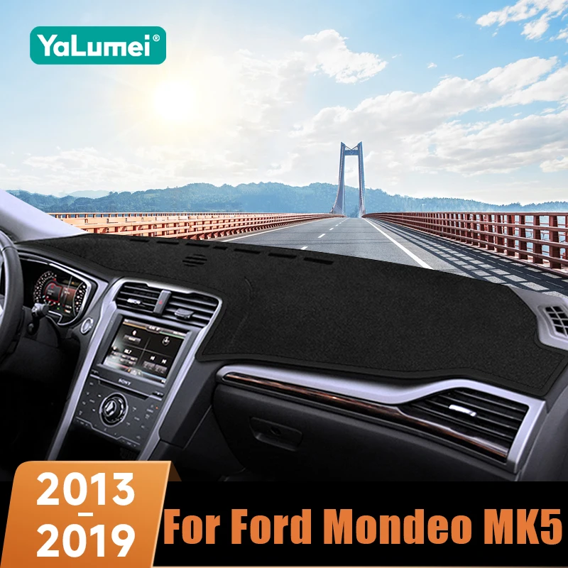 Für Ford Mondeo 5 MK5 Fusion 2013 2014 2015 2016 2017 2018 2019 Auto-Armaturenbrett Rutschfeste Abdeckung Sonnenschutz-Pads Blendschutz-Teppich