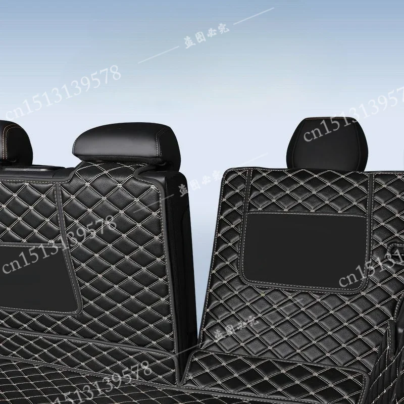 الجلود سيارة الجذع الحصير سيارة حصيرة ل BAIC BJ30 2025 2024 مخصص محاطة فرش داخلي للسيارات والشاحنات Coche اكسسوارات السيارات تخزين الوسادة بولي leather الجلود