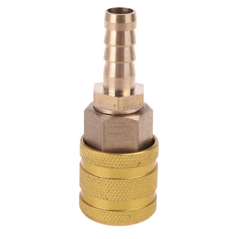 8mm Solid Brass Tire Valve Pump Nozzle Quick Connect Universal Air Chuck Inflator Pump Adapter