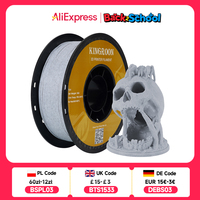 KINGROON Marble PLA Filament 1.75mm 1kg Like Marble White Stone 3D Printer FIlament, Plastic Spool 2.2lbs 3D Printing Material