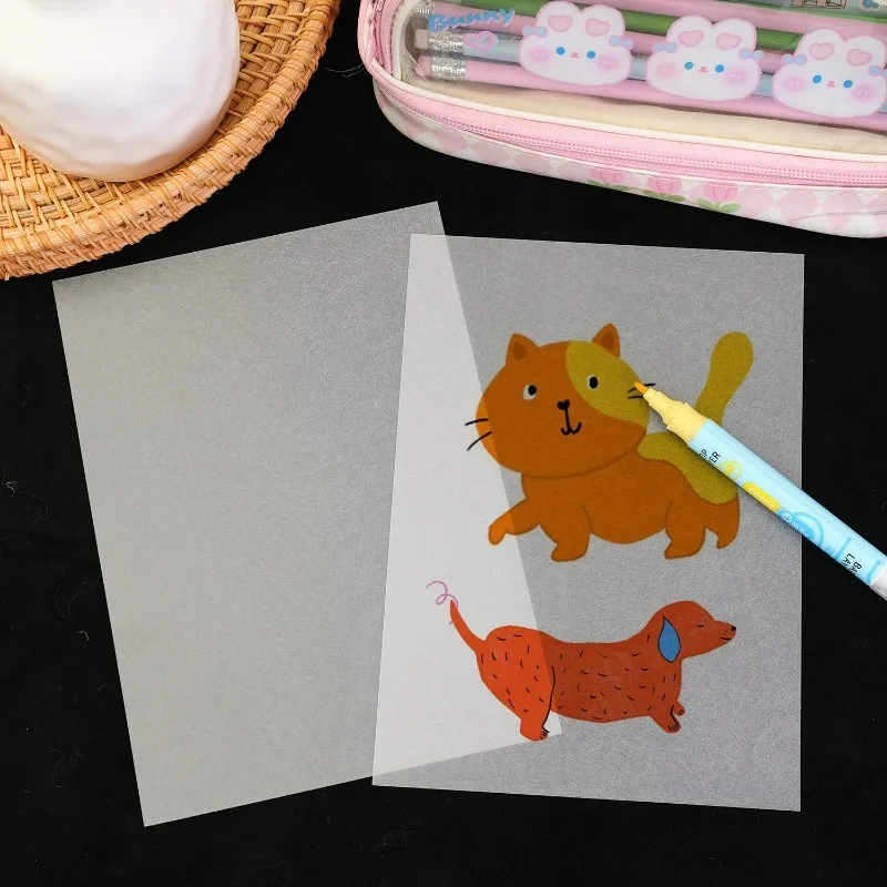 5/10sheet Transparent Heat Shrink Plastic Sheets DIY Keychain Clear Shrink Art Paper for Jewelry Making Children Handmade Crafts - view 3