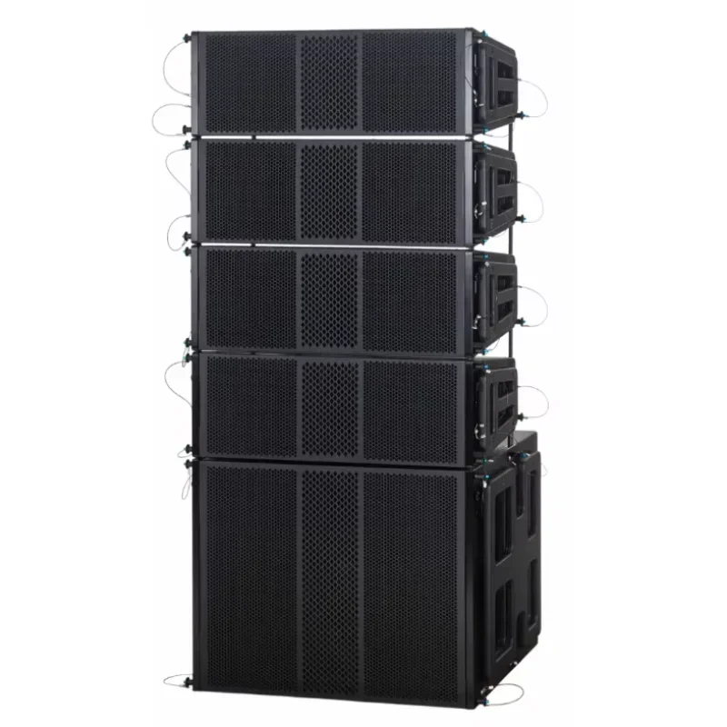 Cross border special supply High Quality Dual 12 Inch Line Array Speaker System Passive Speaker