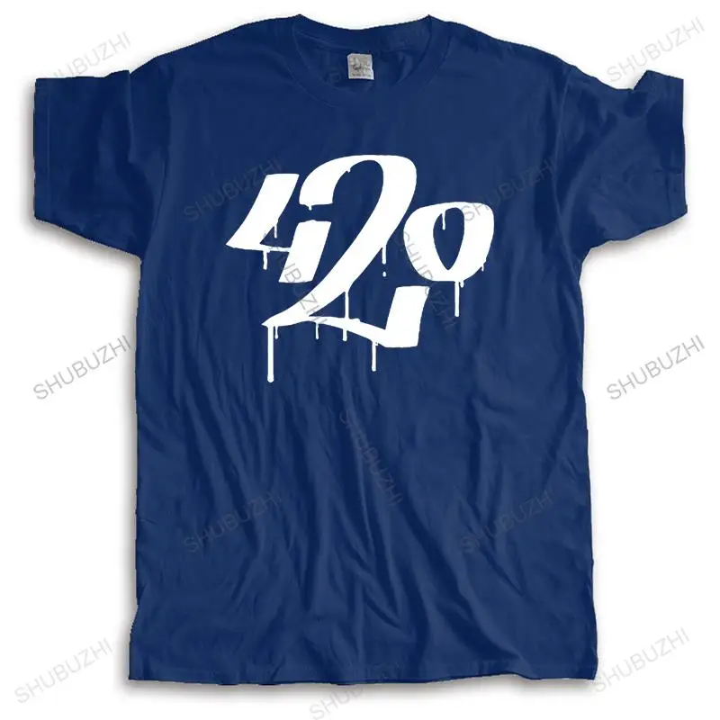 420 Weed Pot Mary Jane Joint Bong Blunt Shirt T shirt  Cotton Brand Clothing Tops Tees Simple