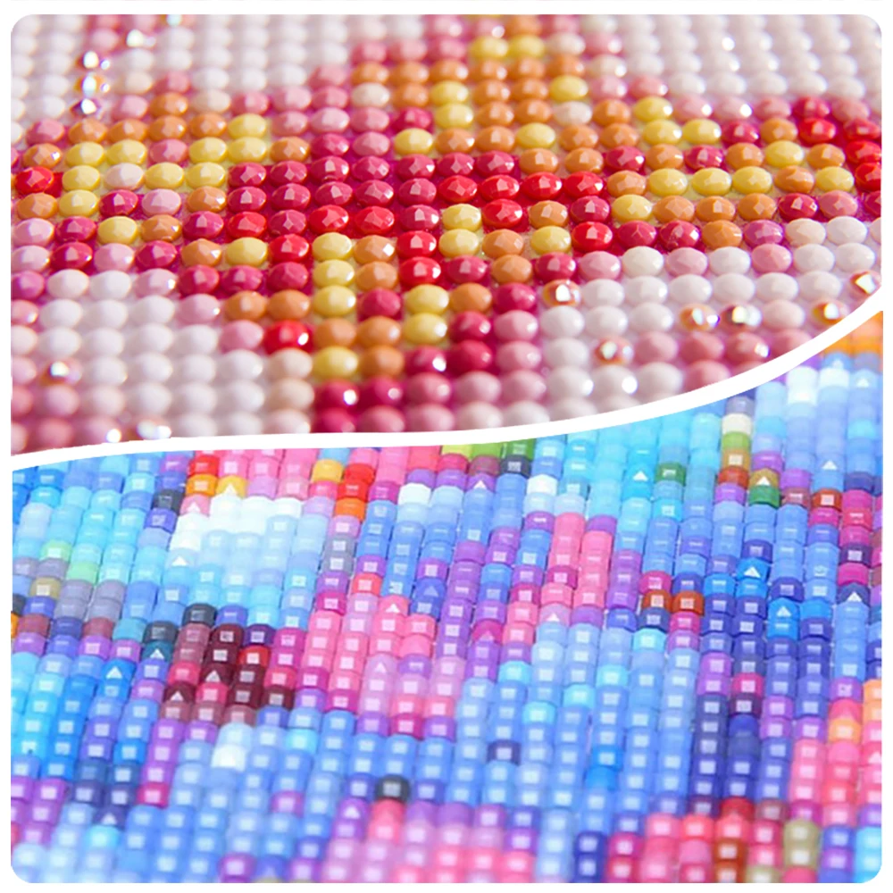 5D-Diamantgemälde zum Selbermachen, quadratisch/rund, bunt, für Zuhause, abstrakte Serie, Heimdekoration, Kunsthandwerk, Mosaikgemälde – Detail 10