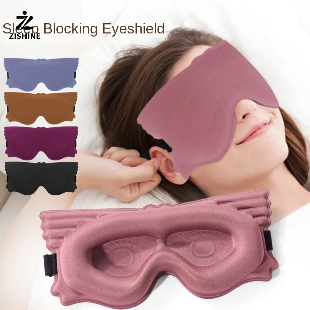 3D Eye Sleeping Mask Contoured Cup Blindfold Concave Molded Night Sleep Mask Block Out Light with Women and Men