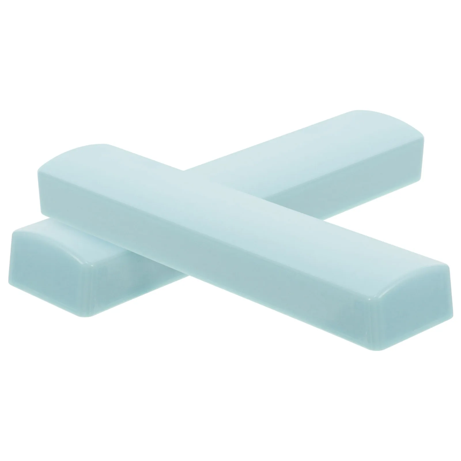 2pcs Calligraphy Paper Weights Rectangular Plastic Vintage Style Writing Practice Tool For Calligraphy Painting Office Desk