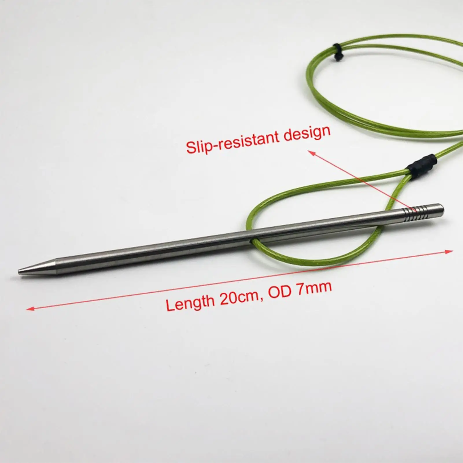 魚捕獲用ホルダー、頑丈なクリップロープとカラビナ付き、釣り用グラバーツール、スキューバ、カヤック、湖、池、海辺、小川用