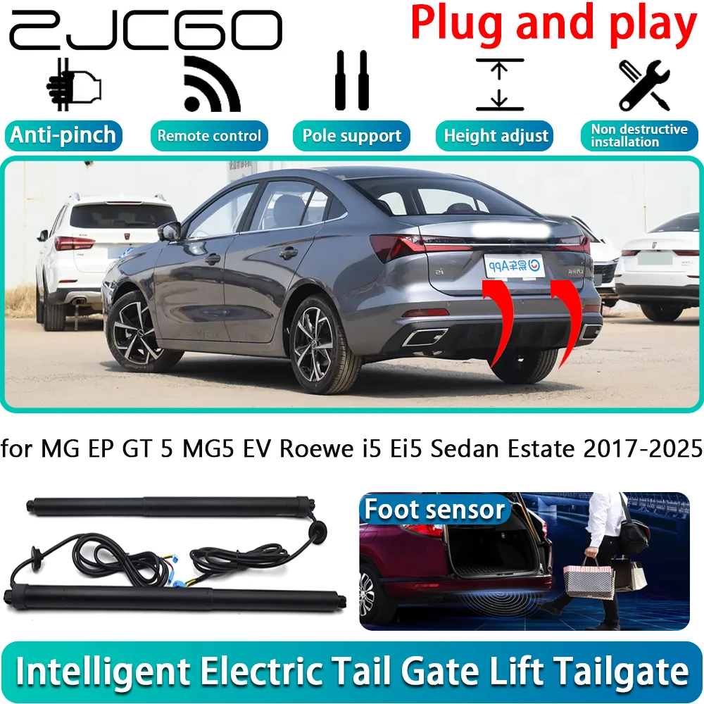 

for MG EP GT 5 MG5 EV Roewe i5 Ei5 Sedan Estate 2017-2025 Car Electric Powered Tailgate Power Liftgate Automatic Tailgate System