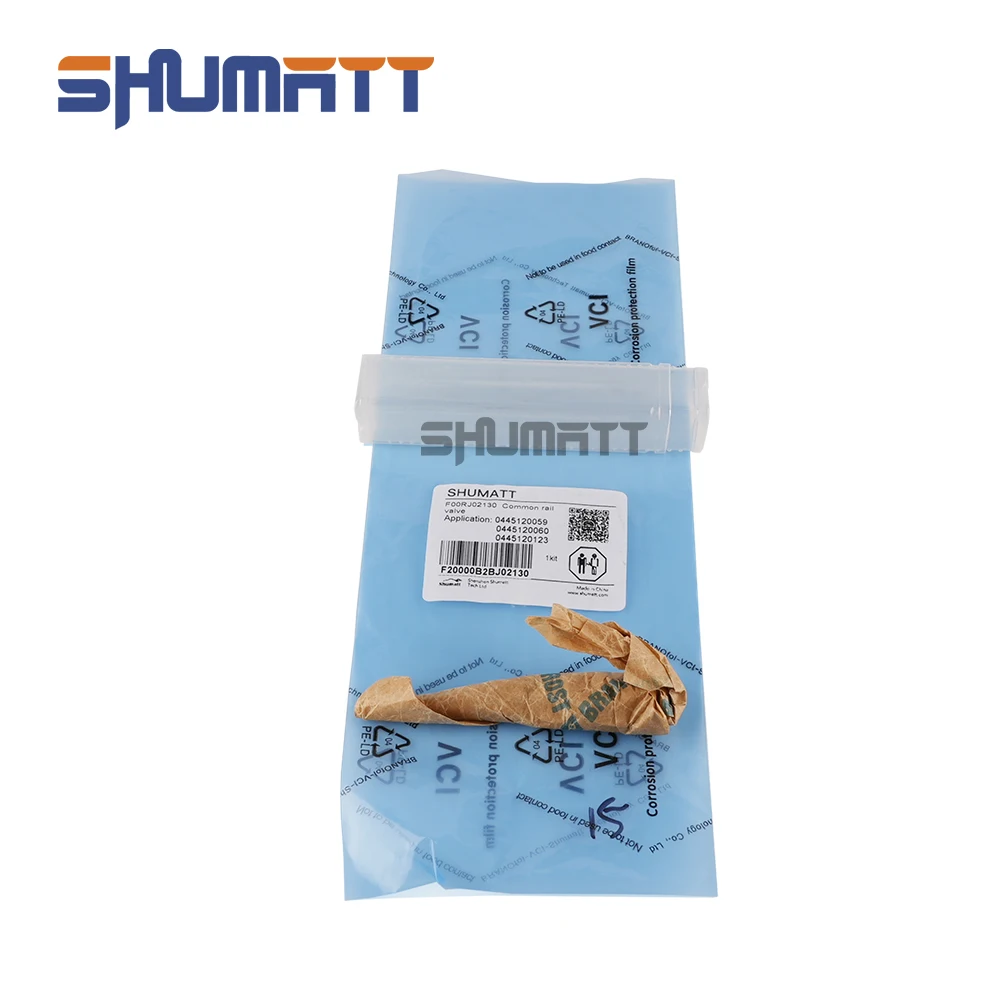 4PCS Shumatt F00RJ02130 Fuel Injector Valve Assembly Control Valve Set For Injector 0445120059 0445120060 0445120123 0445120132