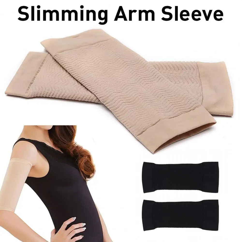 Sleeve Wrap 1 Pair Chic Fitted Weight Loss  High Elasticity Arm Sleeve for Exercise