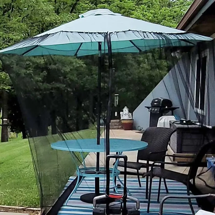 Durable Parasol Mosquito Net Easy To Install Carry Roman Umbrellas Courtyard Umbrellas Net Not Umbrellas Not Included