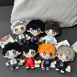 10cm Haikyuu Volleyball Anime Plush Doll Shoyo Hinata Tobio Kageyama Tetsurou Kuroo Plush Pendant Keychain Collectible Model Toy