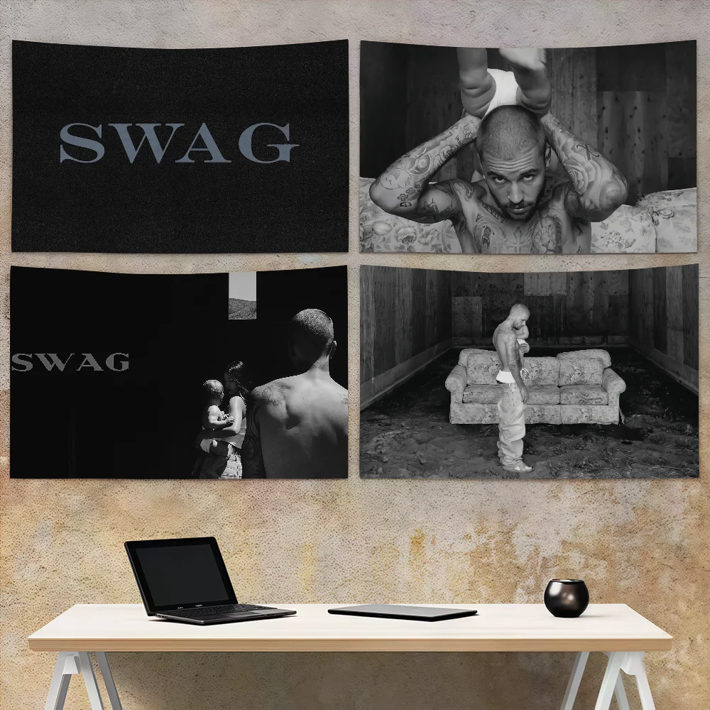 Джастин Бибер сваг флаг украшения искусство пикник вечеринка дома висит кемпинг открытый вечерние баннер