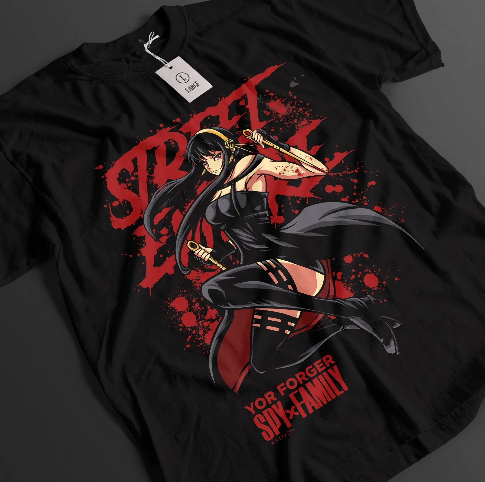 Spy x Family Shirt Anya Tshirt Loid Forger T-Shirt Yor Tee Bond Sylvia Anime Top