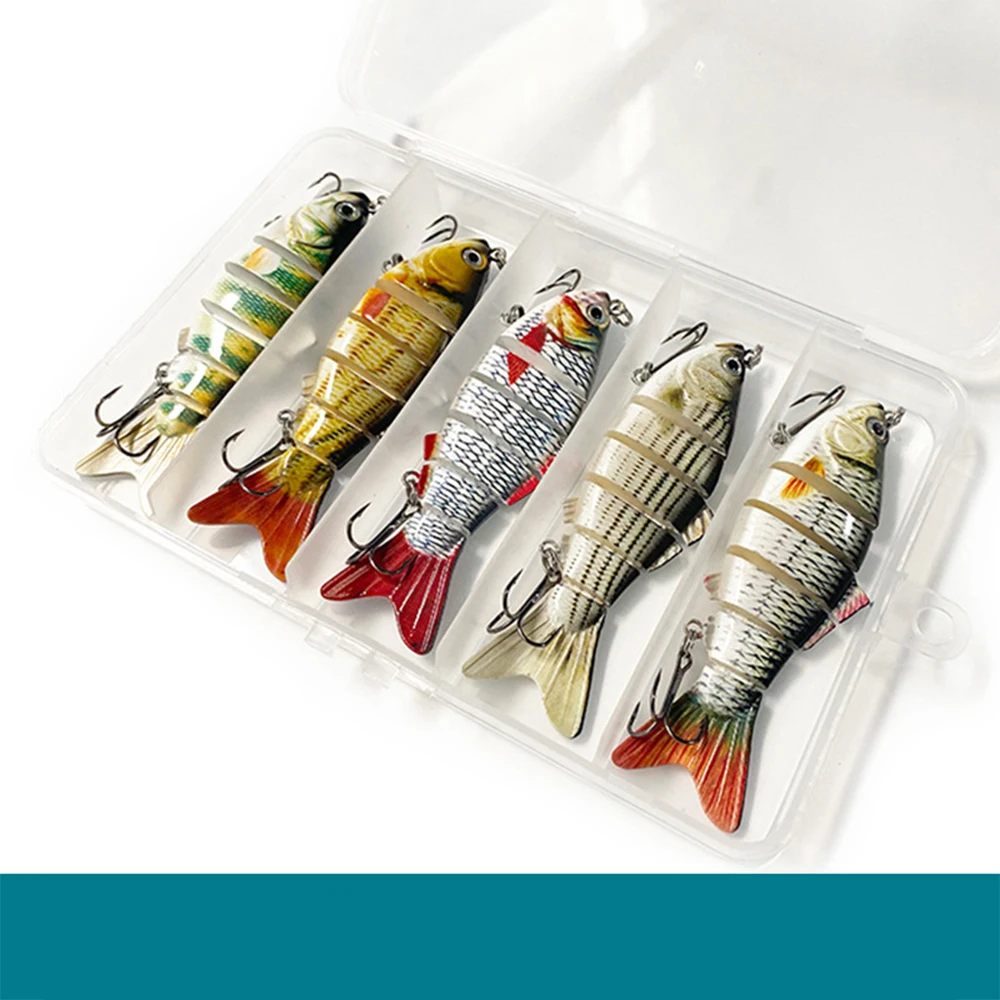 

Fishing Lures Multi Jointed Swimbait Crank Bait Slow Sinking Bionic Artificial Bait Freshwater Saltwater Trout Bass Fishing Acce