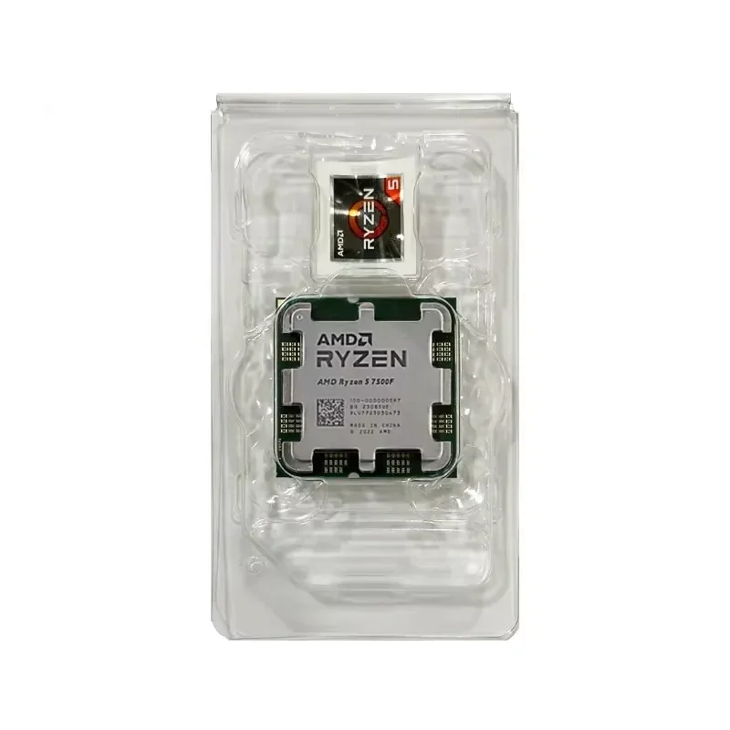 NEW AMD for Ryzen 5 7500F R5 7500F 3.7GHz 6-Core 12-Thread CPU Processor 5NM L3=32M 100-000000597 Socket AM5 Origin