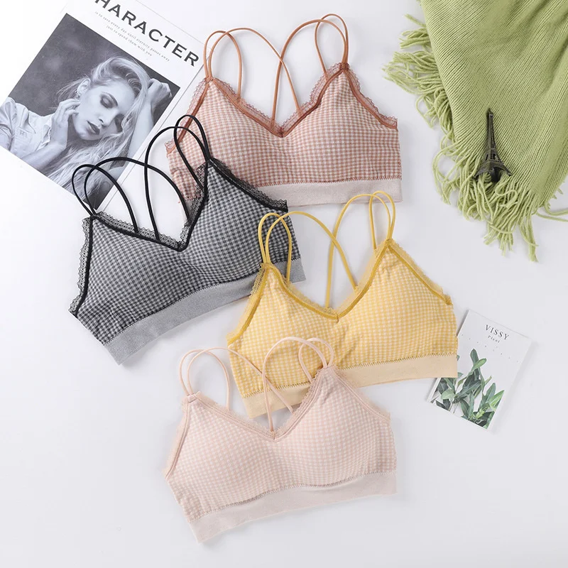 Net Red Fairy Explosive Small Breasts Gathered To Show Big Schoolgirls Sexy No Steel Rings Supporting Chest Pads