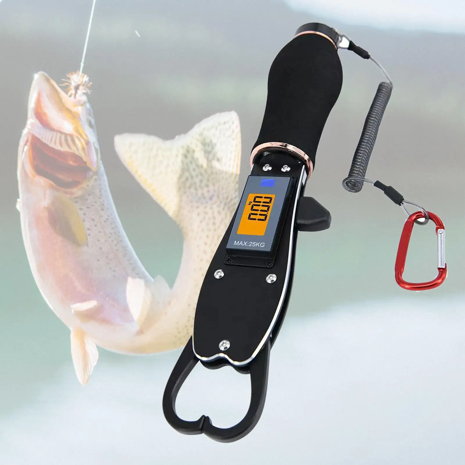 

Grabber Holder with Digital Scale Control Tackle Waterproof