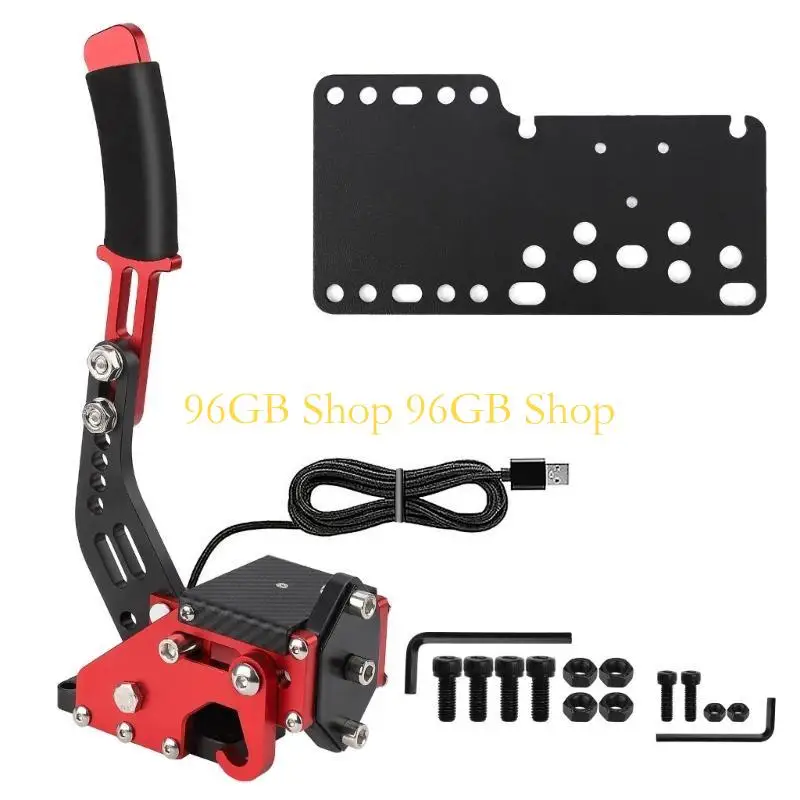 

96GB 64-Bit USB Handbrake for Auto Racings Games G29/27/25 Aluminum Adjustable for PC