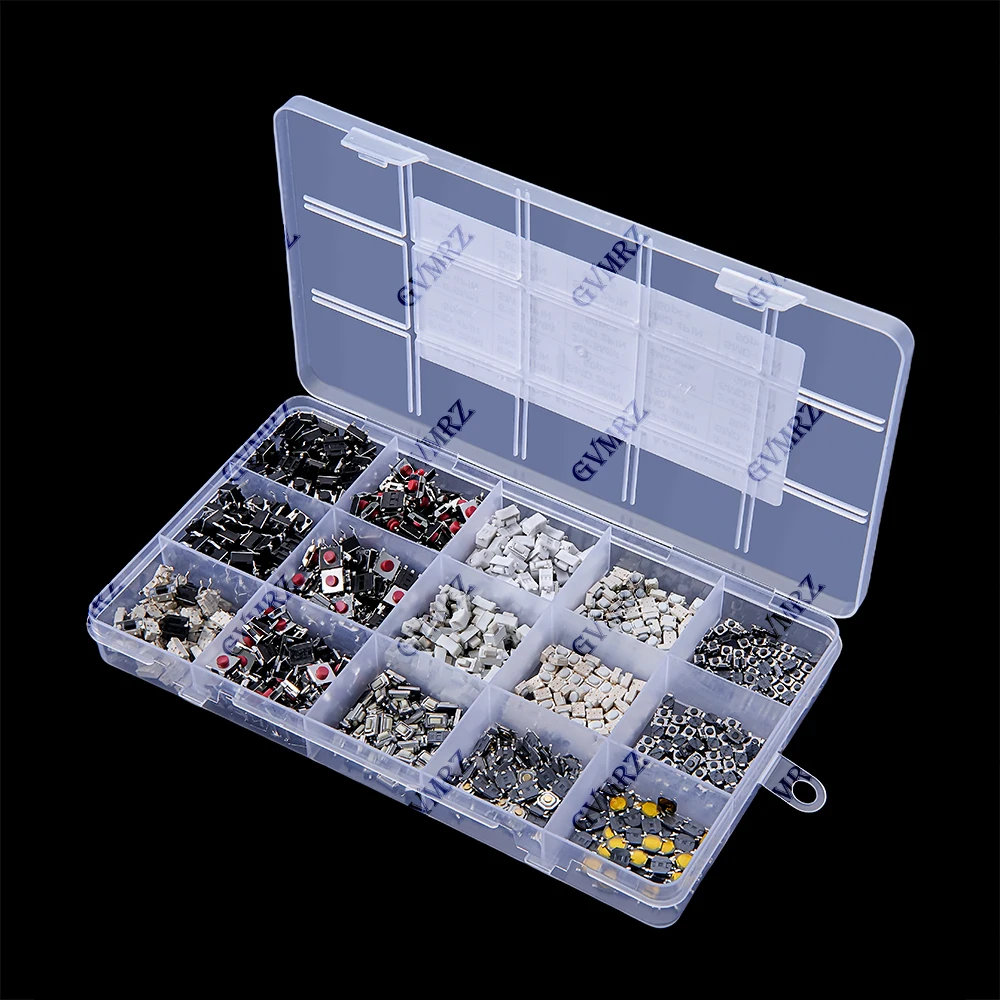 750PCS Car Remote Control Key Touch Switches Tactile Push Button Switches kit box For Toyota VW Hyundai Nissan Honda Kia Peugeot