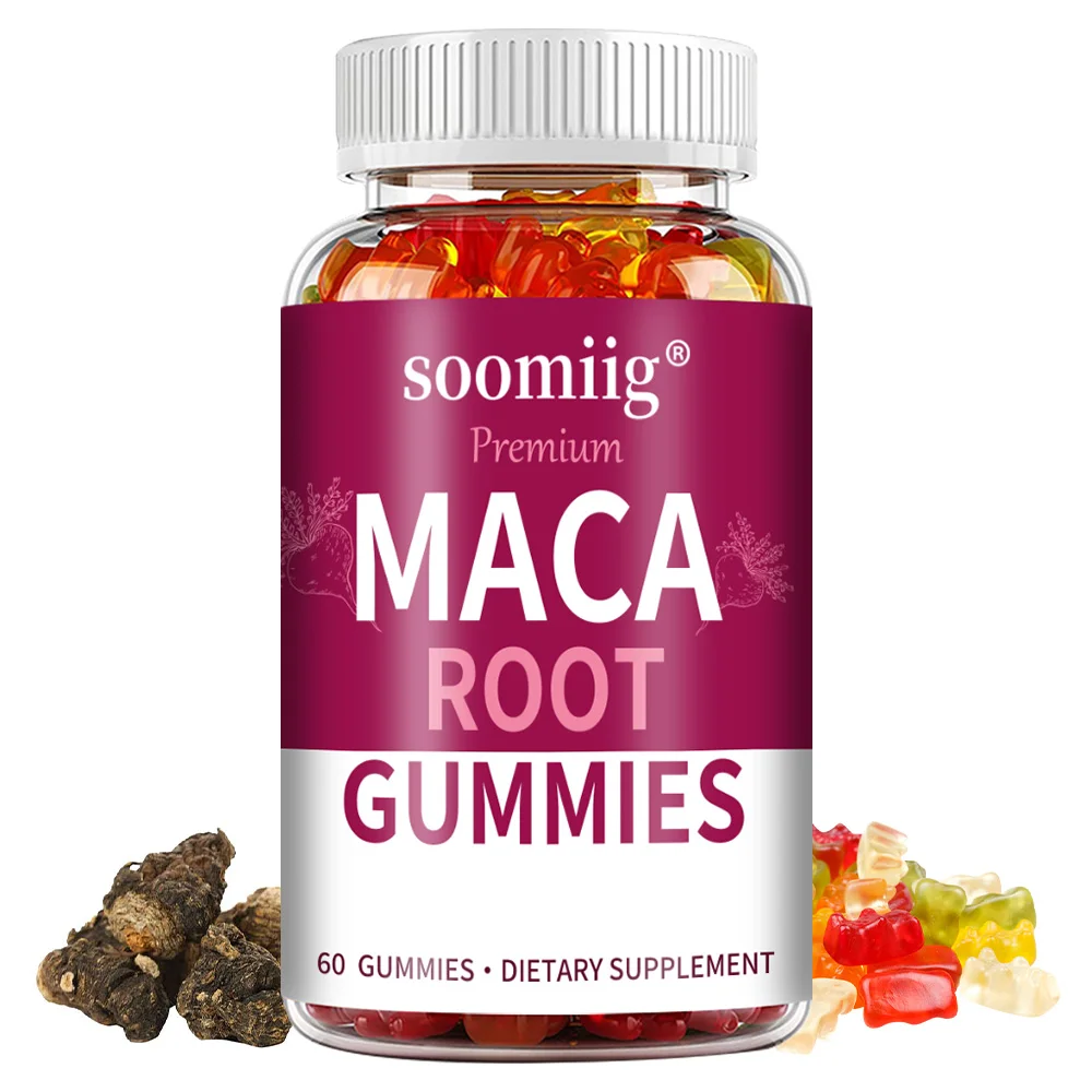 علكات مستخلص الماكا - تعزز الطاقة، التحمل، الدافع، كتلة العضلات، وتحسين المزاج، مكمل رياضي، 120 علكة #2